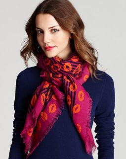 MARC BY MARC JACOBS Stripey Lips Scarf