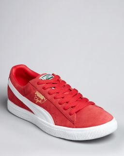 puma clyde script sneakers price $ 65 00 color rib red size 10 5