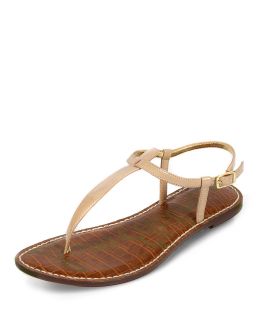 sam edelman gigi flat sandals price $ 65 00 color almond size select