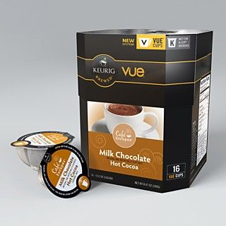 Keurig Café Escapes Milk Chocolate Hot Cocoa Vue Cups, 16 Pack