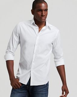 theory sylvain slim fit sport shirt price $ 195 00 color white size