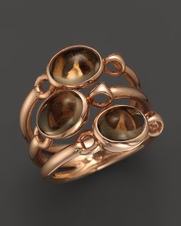 plated smoky quartz triple small ring reg $ 295 00 sale $ 206 50