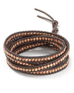 chan luu nugget wrap bracelet price $ 220 00 color natural grey