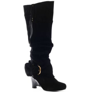 Rounded Up Suede Boot   Black, Naughty Monkey, $98.99,