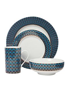Pied a Terre Peacock 16 piece dinner set   House of Fraser