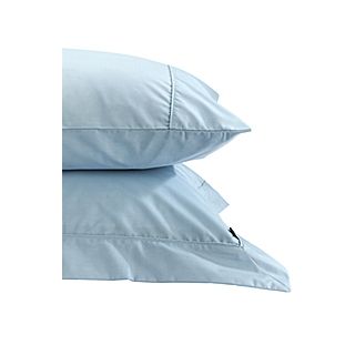 Christy Plain Dye bed linen in sky blue   