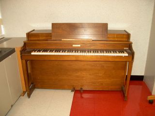 Baldwin Howard Upright Piano 88 Ivory Keys 2 Pedals