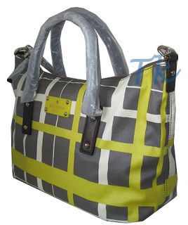 Kate Spade Checkmate Riley Crossbody Bag Satchel Handbag Purse Yellow