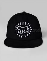 New Keith Haring Radiant Baby Hat Snapback Ball Cap Adjustable Black