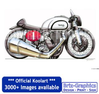 Koolart Norton Manx 500cc Child Hoodie Kids Gift Present 1456
