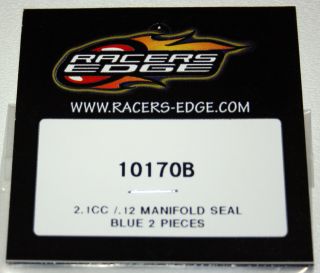 Racers Edge Blue Manifold Seals 2 RCE10170B