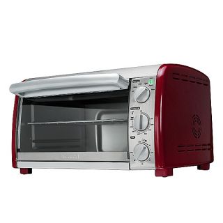 New Kenmore Toaster Oven 6 Slice Convection Red Stainless Steel 82005