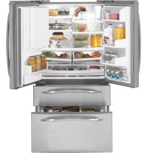 GE Profile Stainless PGCS1RKZSS 4 Door Refrigerator with Armoire