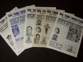 Dallas TX Sportatorium Wrestling Programs All include Billy Graham
