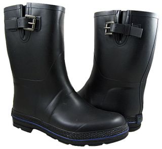 NWD Kenneth Cole Mens Tropical Storm Black Rain Boots US 12