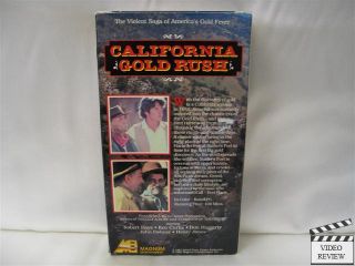 California Gold Rush VHS Robert Hays Ken Curtis