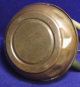Vintage Petite Stove Top Copper Tea Kettle Tea Pot