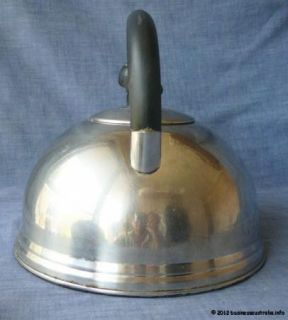 Retro Stainless Steel Whistling Kettle Stove Top
