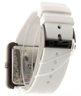 Kenneth Cole Mens Rubber New Square Casual Watch RK1259