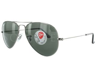 RB 3025 004/58 55mm 14 3P Gunmetal Natural Green Ray Ban Sunglasses