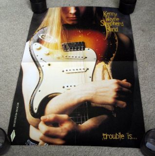 1997 Kenny Wayne Shepherd Music Poster Trouble Is V