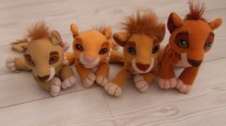 Lion King Beanies Plush Outlanders Kovu Kiara 1998 Mattel Simba