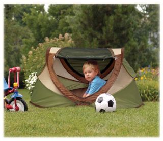 Kidco Peapod Plus Portable Infant Travel Bed Tent Sagebrush P204 New