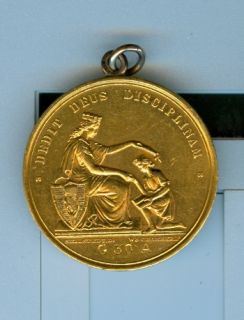 RARE Gold Jesse Ketchum School Award Medal Buffalo NY