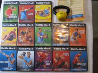 Kettleworx Workout 13 DVD Set Kettlebell