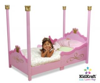 Girls Pink Princess Cot Childrens Bed Kids Bedroom Furniture