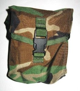 Lot 12pc US Military Woodland Camo MOLLE Tactical Gear
