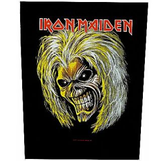 Iron Maiden Eddie Killers Head Official Back Patch Heavy Metal New