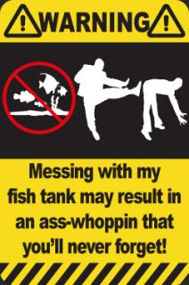 New Sticker Decal for Aquarium Fish Tank Marine Cabinet