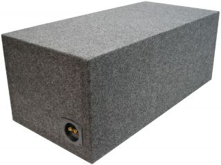 Kicker Dual 15 Square Solobaric Ported L3 L5 L7 Subwoofer Box Speaker