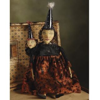 New Bethany Lowe Kim Kohler Prim Folk Art Queen Halloween Doll
