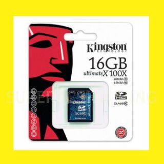 Kingston 16GB Class 10 SDHC Ultimate x Secure Digital Memory Card