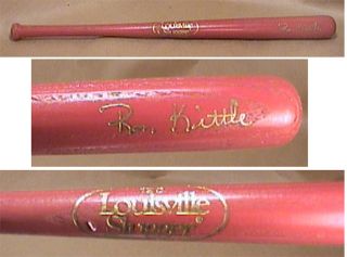 Ron Kittle White Sox Mini Louisville Slugger Souvenir Miniature Bat