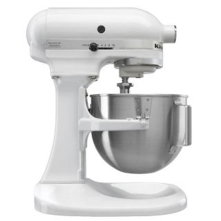 KitchenAid K4SSWH Stand Mixer Bowl Lift White All Metal 10 Speed 300 w