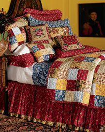 Melody French Country Oversize Cal King 3pc Quilt Set