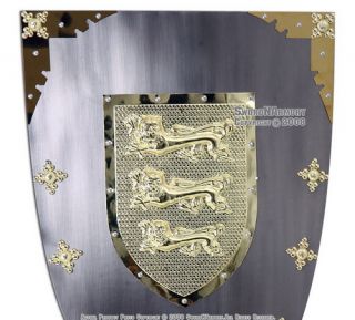 Richard The Lionheart Medieval Knight Shield Armor New