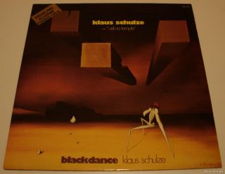 Klaus Schulze Black Dance LP 1974 Electro Experimental Deutsch Fr