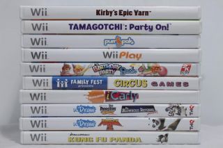 10 Nintendo Wii Family Fun Video Games Collection Lot Some New
