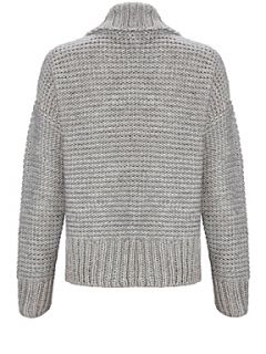 Great Plains Anchorage knits crop cable cedi Grey   