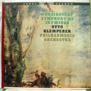 Otto Klemperer Tchaikovsky No 4 LP VG s 36134 Vinyl Record