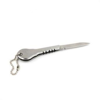 Mini Key Shape Stainless Steel Pocket Foldable Folding Knife