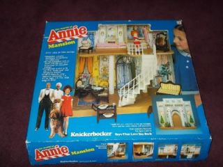 1982 Knickerbocker The World of Annie Mansion Little Orphan Annie