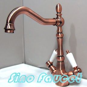 Antique Copper Kitchen Sink Faucet Bath Mixer Tap A62