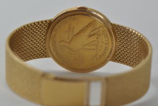 Mens Eska 1914 $10 Gold Indian Head Watch Flip Top 17J s Kocher