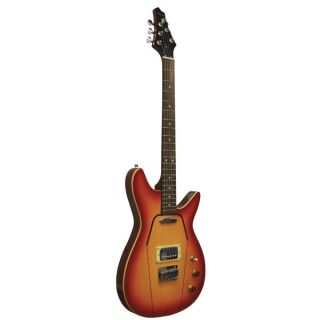 New Kona Trill Cherry Sunbrst Electric Guitar w HS Case