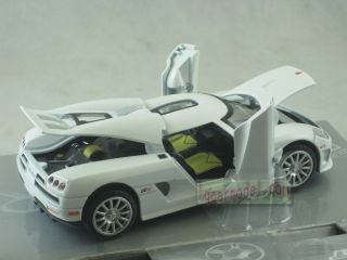 32 Koenigsegg CCX Supercar Pull Back Car Dieast White